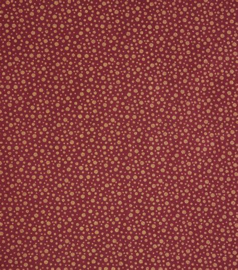 joann fabric maroon cotton fabric with gold metallic dots|Gold Dot Fabric .